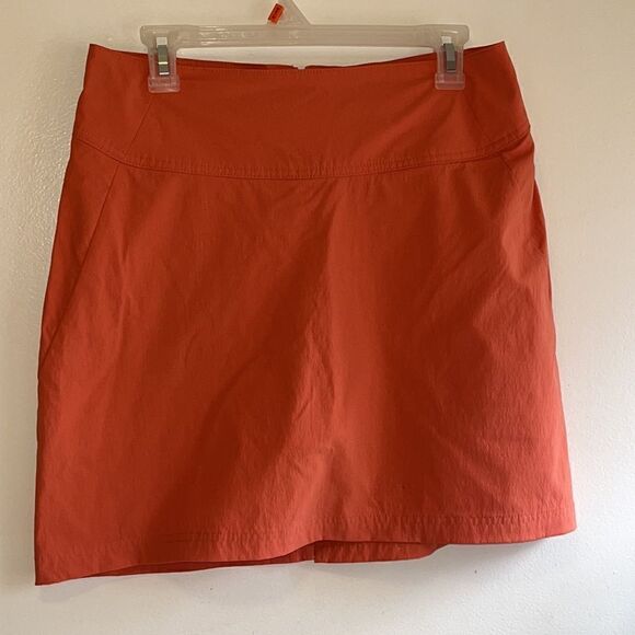 EXCELLENT CONDITION WOMEN’S SIZE 8 ORANGE STRETCH ROYAL ROBBINS SKORT - Picture 3 of 6
